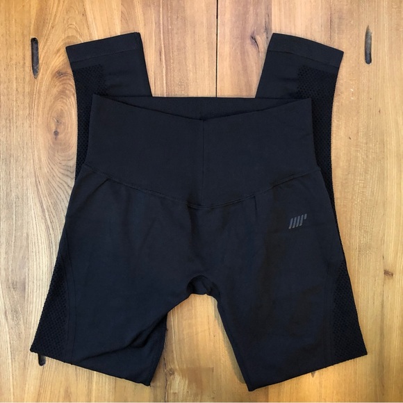 NWT MP MyProtein Black Luxe Seamless Leggings - Picture 2 of 10